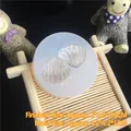 Silicone shell mold for resin craft DIY, 4.2cm diameter translucent round tool - No.1 Mirror Surface