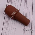 Brown silicone wine stopper with handle and double-seal 7cm length 12g weight - Regular Fit / Coffee