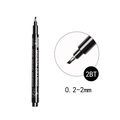 GuangNa GN.8050 waterproof drawing pen with 2BT nib for sketching and outlining - 2BT Chisel Tip