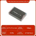 Set of 12 colors double-ended touch art markers in a clear PVC storage box - 12 Colors (Black Barrel/PVC Box)