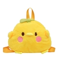 Cute yellow plush duck backpack with adjustable straps and soft cartoon animal design - Yellow Chick