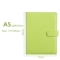 A5 light green macaron notebook cover in PU leather with dimensions 177mm by 235mm - A6 Casing / A5 - Light Green (single Shell)