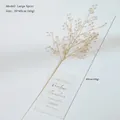 Festive gold glitter branch accessory with clear beads for Christmas tree decoration - Gold Large Branch