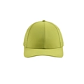 Close-up of lime green quick-dry baseball cap featuring laser-cut side ventilation holes - Lemon Yellow