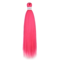 Capelli per trecce EZ rosa acceso da 26 pollici in fibra sintetica per acconciature - Rosa Brillante (FR PINK#)