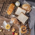 Transparente Brotbeutel aus Kunststoff mit weißem Aufdruck für verschiedene Backwaren - 13*16+3cm / Englisches Brot