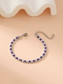 Bracelet / 3mm / Royal Blue & White 1:1