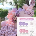 110-piece pink and purple balloon arch kit with various sizes for party decorations - Fashion Pink