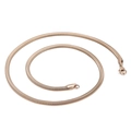 Elegant rose gold snake chain necklace with smooth texture and lobster clasp closure - 4mm Width (KN203531-Z)