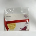 Weihnachtsurkunde Set mit goldener Nikolausmedaille und roter Bandschleife in Folie - Für Frauen