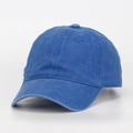 Classic washed cotton baseball cap in deep blue finish with adjustable six-panel design - Blue (14#)