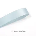 6mm rookblauw polyester satijnen lint met fijne weeftextuur en zachte glanslaag - Leisteenblauw(303)