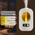 White automatic essential oil diffuser with digital display and 4-speed timing modes - Standard 4-Gear Digital Display Aroma Diffuser / White