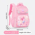 Roze zeemeermin prinses schooltas voor meisjes maat 39x31x15cm voor groepen 3 en 4 - Klein Roze Zeemeermin