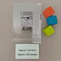200pcs transparent self-adhesive plastic bags 10x14cm with multi-language warning labels - 10x14cm