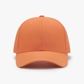 Berretto da baseball traspirante arancione vivace da uomo con fori di ventilazione tagliati al laser - Regolabile / Rosso Arancio