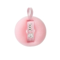 Éponge de bain exfoliante rose avec sangle chat cartoon et boucle de suspension pour la peau - Rose fille-Sac OPP