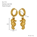 Seepferdchen / Gold