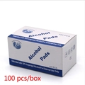 Salviette imbevute di alcol isopropilico al 70% per disinfezione scatola da 100 - Tamponi Disinfettanti all'Alcol (100 Pezzi/Scatola)