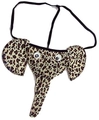 Heren string met luipaardprint en olifantenontwerp met slurf voor themafeesten - Luipaard Olifant