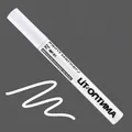 White permanent oil-based paint marker for metal and automotive touch-up applications - White