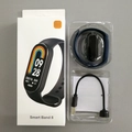 Smart Band 8 fitness tracker set with navy blue silicone strap and magnetic charging cable - M8 Magnetic Model - Deep Blue (Hryfine)