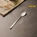 Vintage edelstahl löffel schneeflockengrau mit langer stiel und matter oberfläche - Vintage Schneeflockengrau Tafellöffel
