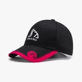 Cappellino da baseball nero con visiera rosa e ricamo Jungle Bill all'aperto - Regolabile / Nero