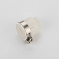 Connettore universale per rubinetto con morsetto in acciaio inox e adattatore filettato - Adattatore