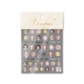 5D embossed Puppet Doll nail art stickers with 3D texture and dark cute puppet designs - TO-671 Puppet Doll
