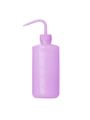 Flacon souple LDPE violet 500ml avec buse courbée et graduation pour les cils - 500ml / Violet