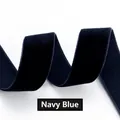 Navy blue velvet ribbon 9mm width for DIY hair bows and elegant gift wrapping - Navy Blue (092#) 38mm 10 Yards/Roll