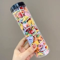 Set de gomas para el pelo infantiles con dijes de frutas y animales en bote transparente - Juego de 20 piezas 2# Frutas de Colores