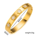 175 Gold And White Five-color Bangle