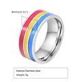Red Yellow Blue Three-color Striped Style (PR-045S)