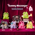 Creative colorful plush cotton panda dolls in various colors with a theater theme backdrop - 1002 Gummy Messenger Series / Random One