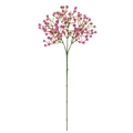 Single spray of artificial pink gypsophila baby's breath flowers for home decoration - AHB1754 Series / Rose Red