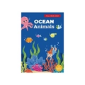 Ocean animals sticker book for kids with 72 reusable stickers for DIY creative play - New Model - Underwater World T48