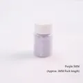 Barattolo di polvere floccata viola da 3mm per decorazioni natalizie e fai da te - Polvere di Flaccaggio 3mm Viola 40g