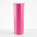 Gobelet mince rose 20oz en acier inoxydable avec couvercle pour sublimation - 20oz / Rouge Rose