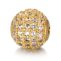 6mm / Gold White Zirconia