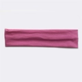 Breathable pink cotton sports headband for running and outdoor sweat absorption - Light Rose Red