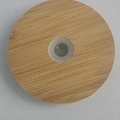 Bamboo Lid Only (With Straw Hole)