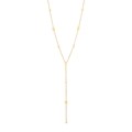 Collana a Y dorata in titanio con ciondoli a forma di goccia d'acqua lucidi - 2# Stile a Goccia d'Acqua / Goccia d'acqua