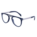 Occhiali da sole aviator pieghevoli vintage con montatura blu opaco e dettagli in argento - Nero Sabbia Anti-Luce Blu