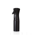 Professional black plastic spray bottle with trigger for hair styling and treatments - 200ml Spray Bottle / Black