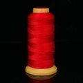 Fil de nylon tressé rouge durable sur rouleau pour bijoux et bracelets artisanaux - 6 Brins / 500m / Rouge