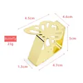 Polished gold butterfly tablecloth clip made of durable stainless steel 23g weight - Butterfly / Gold