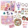 24-day Christmas countdown advent calendar with unicorn jewelry and accessories set - Makeup Set 2 (88pcs) 414g