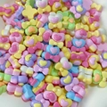 Colorful resin heart and bow DIY accessories in candy tones for nail art and crafts - 17# Bowknot Heart (Small)